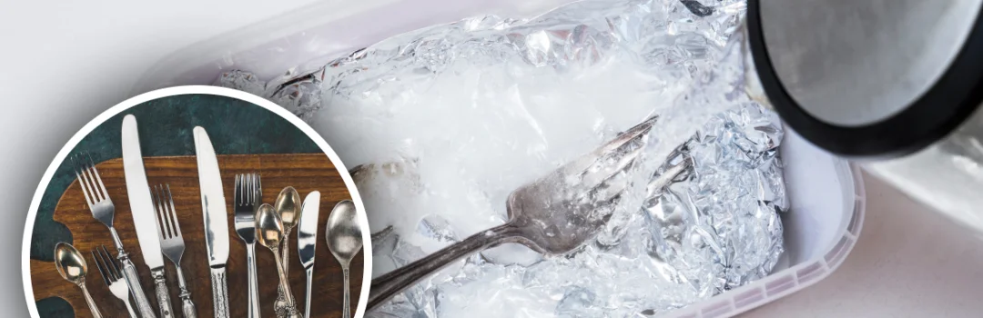 Як почистити срібло содою і фольгою