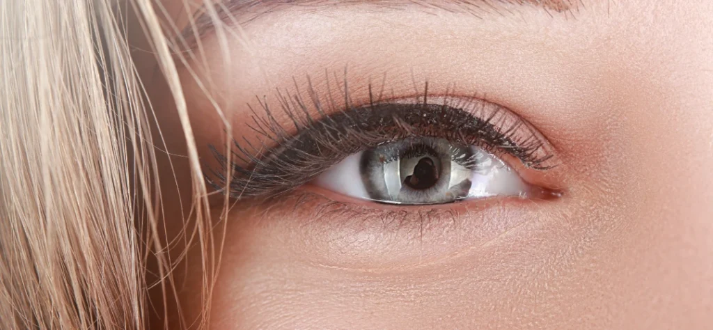 макияж для серых глаз