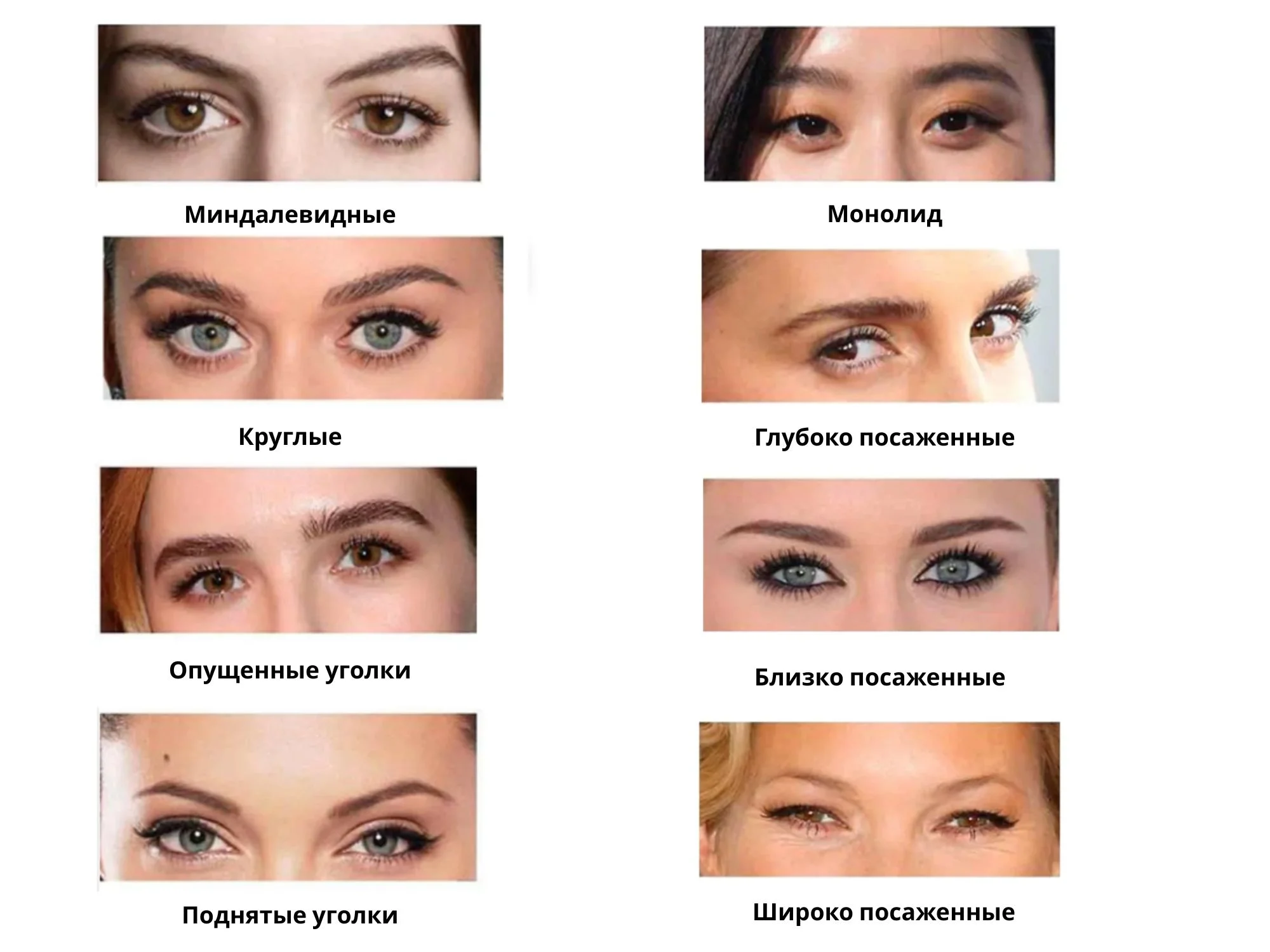 миндальные глаза