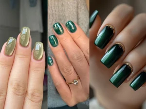 зелений манікюр 2025