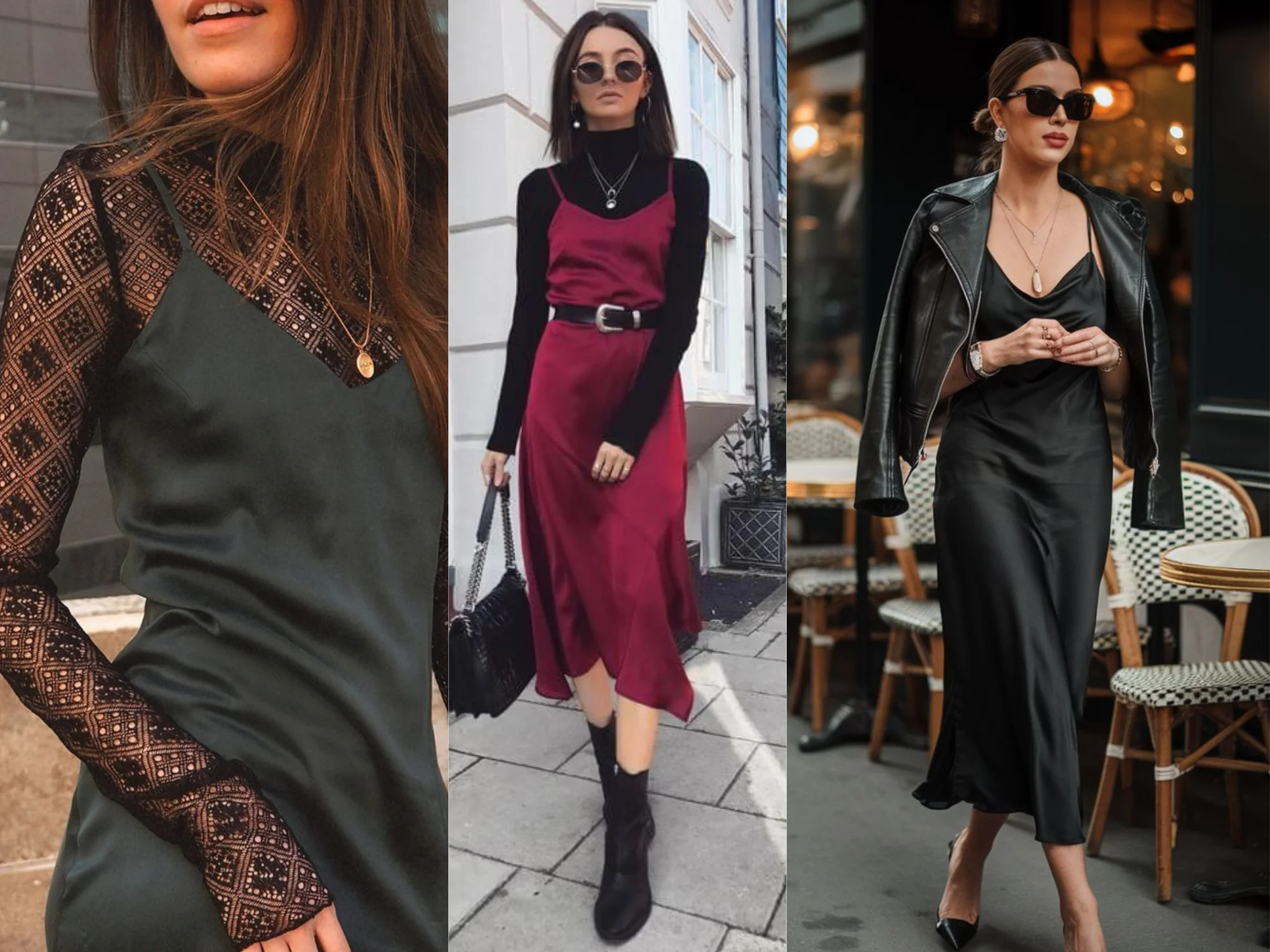 з чим носити плаття комбінацію