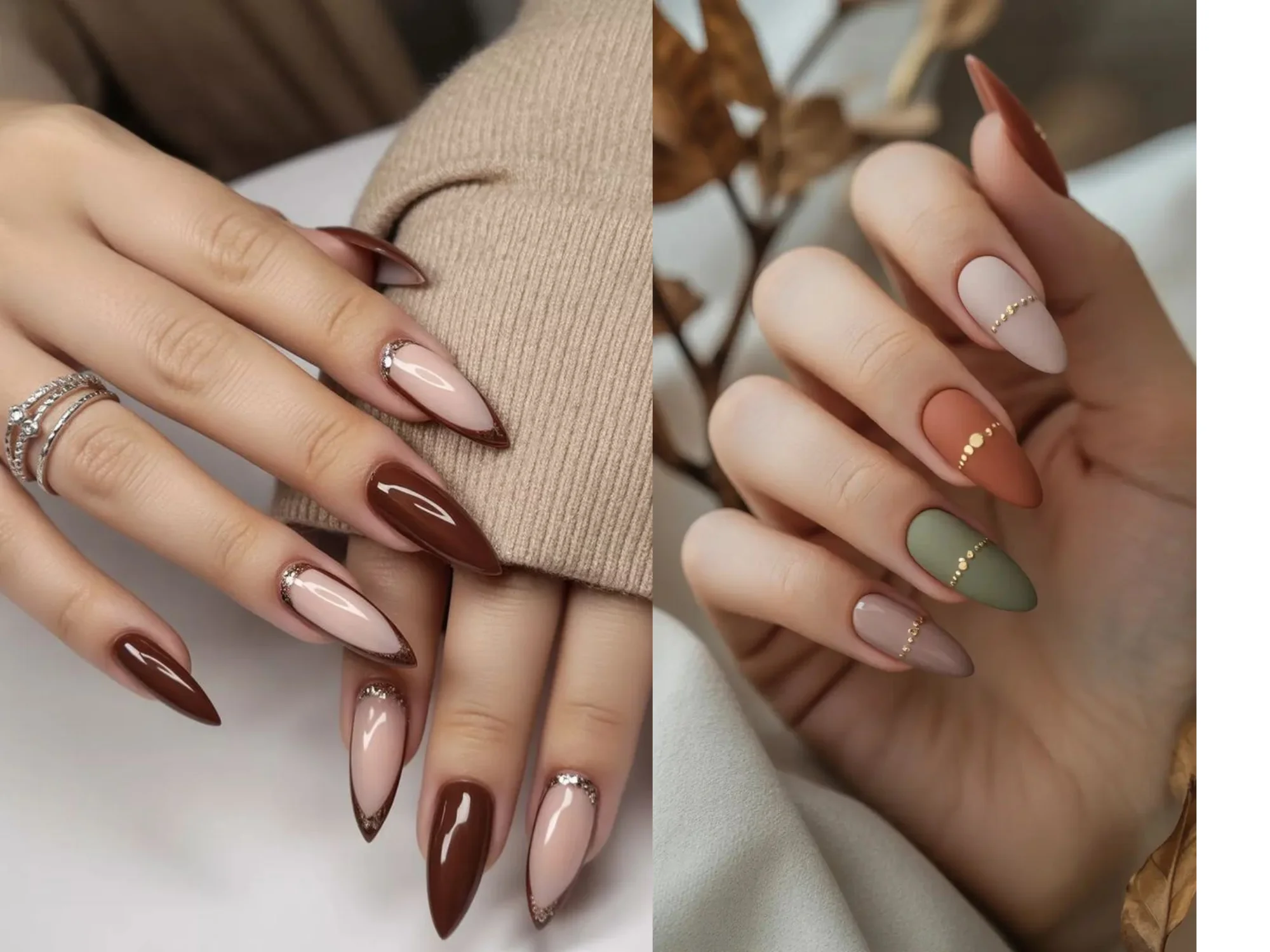 идеи осеннего маникюра