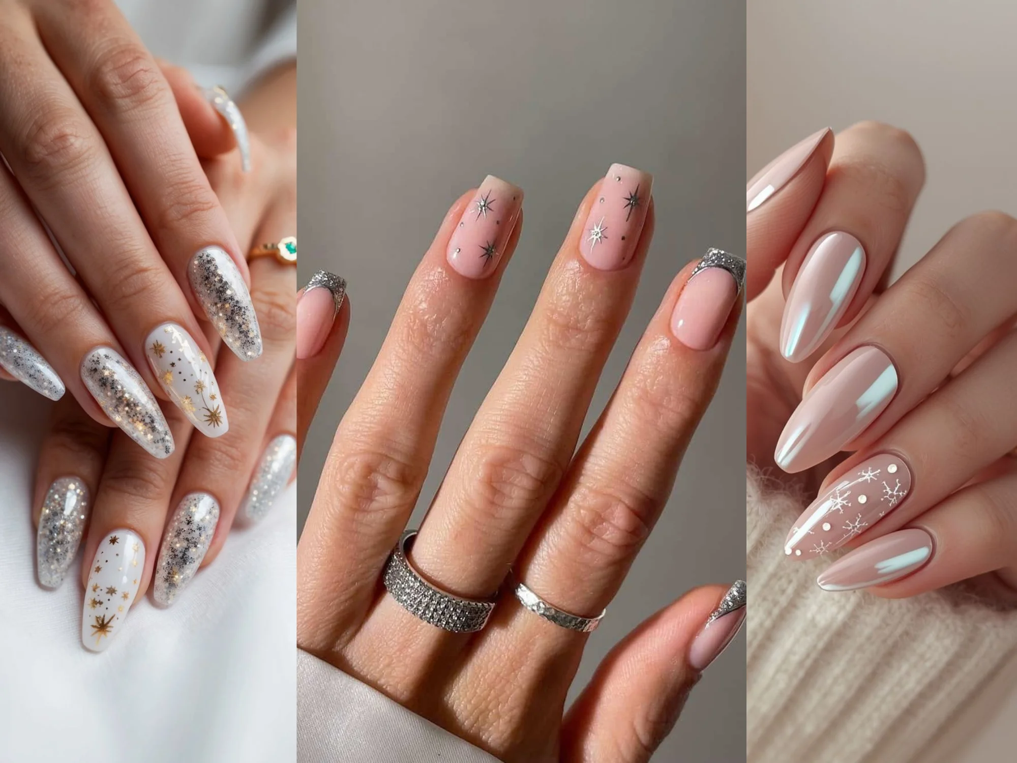маникюр на новый год 2026